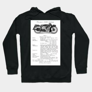 Sunbeam motorbike catalogue entry from 1927 Hoodie